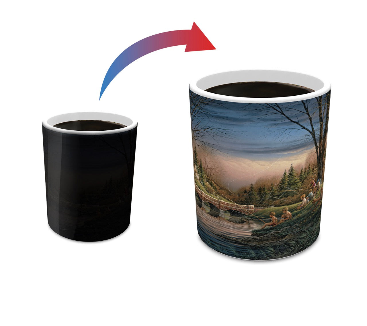 Wild Wings (Spring Fishing) Morphing Mugs®  Heat-Sensitive Mug MMUG1601
